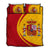 Spain Flag Coat Of Arms Quilt Bed Set Circle RLT12 - Wonder Print Shop