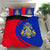 Cambodia Flag Coat Of Arms Bedding Set Circle RLT7 - Wonder Print Shop