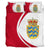 Denmark Flag Coat Of Arms Bedding Set Circle RLT13 - Wonder Print Shop