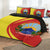 North Macedonia Flag Coat Of Arms Quilt Bed Set Circle RLT7 - Wonder Print Shop