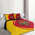 Moldova Flag Coat Of Arms Quilt Bed Set Circle J71 RLT13 - Wonder Print Shop