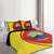 North Macedonia Flag Coat Of Arms Quilt Bed Set Circle RLT7 - Wonder Print Shop