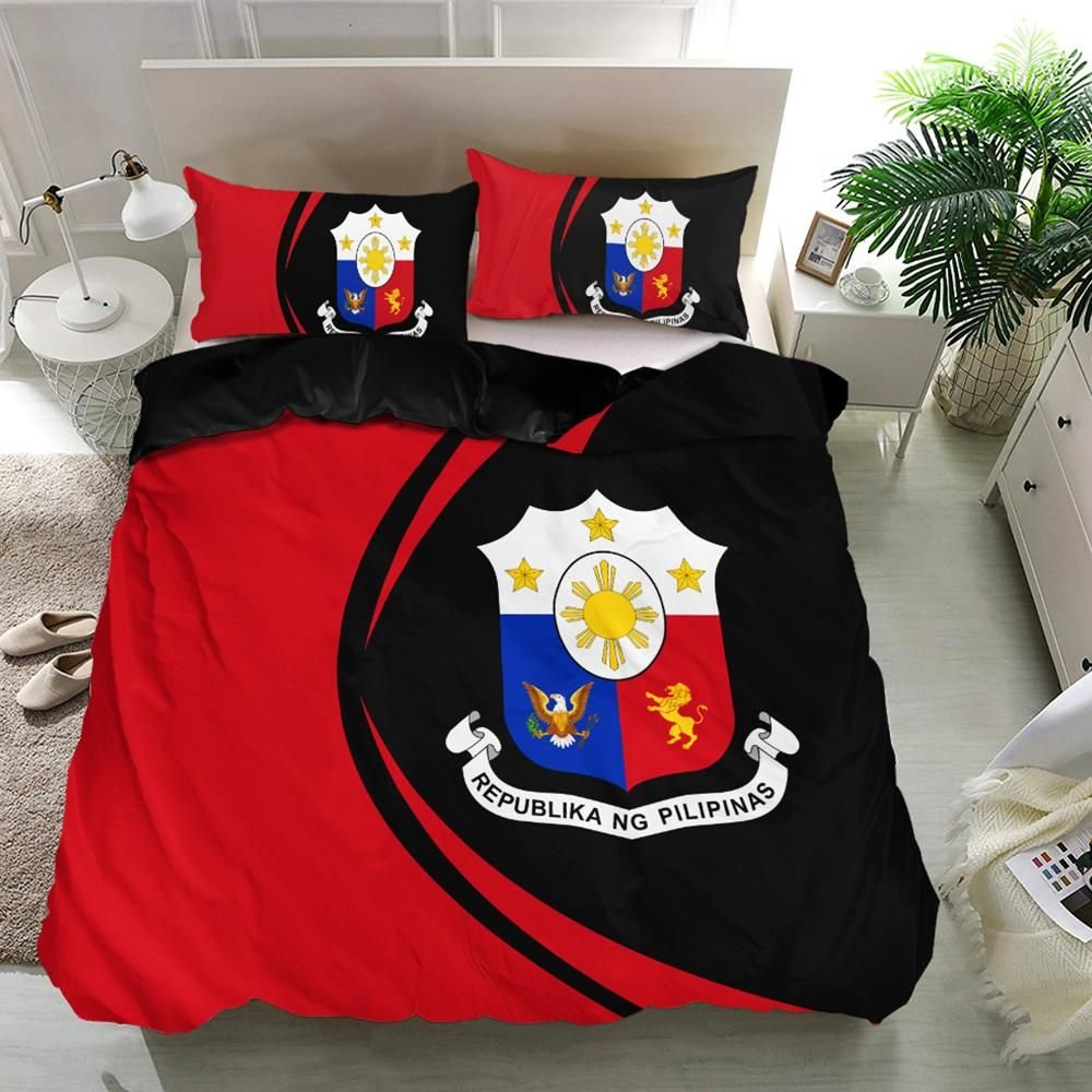 Philippines Flag Coat Of Arms Bedding Set Circle1 RLT6 - Wonder Print Shop