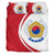 South Korea Flag Coat Of Arms Bedding Set Circle RLT8 - Wonder Print Shop