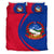 Nepal Flag Coat Of Arms Bedding Set Circle RLT7 - Wonder Print Shop