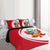 Peru Flag Coat Of Arms Quilt Bed Set Circle RLT7 - Wonder Print Shop