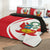 Peru Flag Coat Of Arms Quilt Bed Set Circle RLT7 - Wonder Print Shop