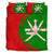 Oman Flag Coat Of Arms Bedding Set Circle RLT13 - Wonder Print Shop