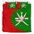 Oman Flag Coat Of Arms Bedding Set Circle RLT13 - Wonder Print Shop