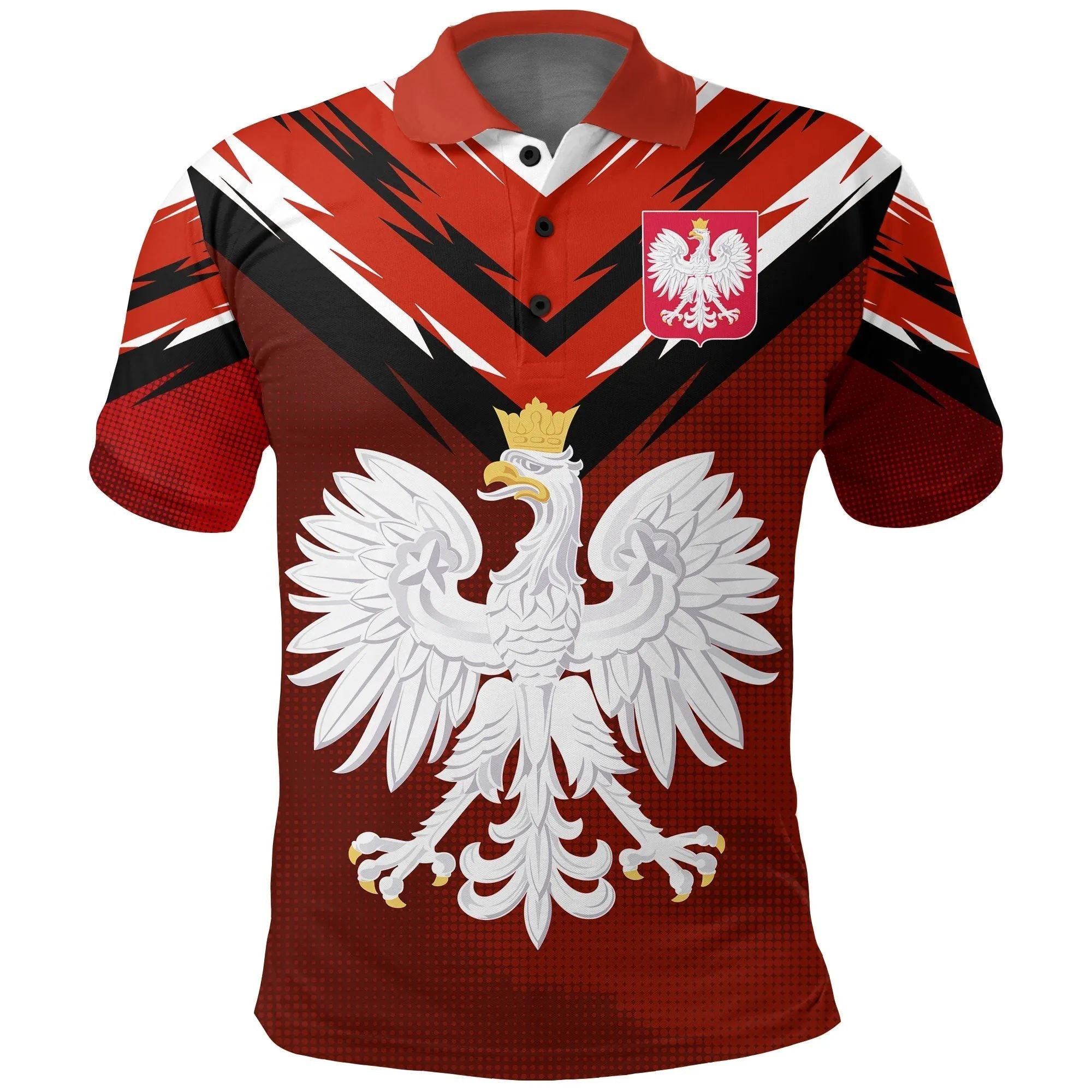 Poland Polo Shirt Coat of Arms of Poland New Release RLT7 - Wonder Print Shop