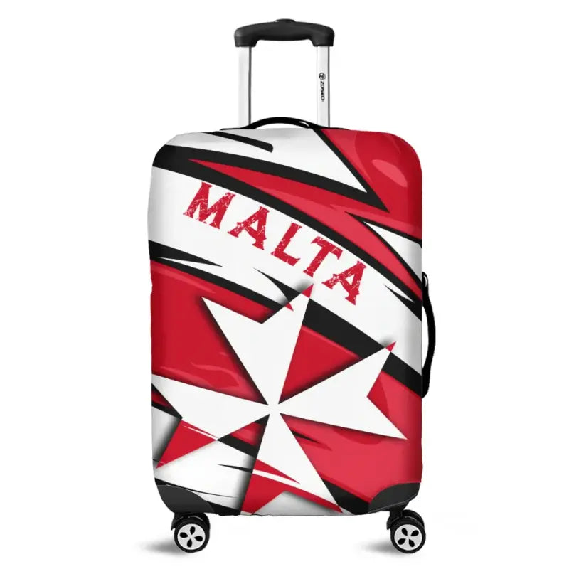 Malta The Maltese Cross Luggage Cover - Lode Style RLT12 - Wonder Print Shop