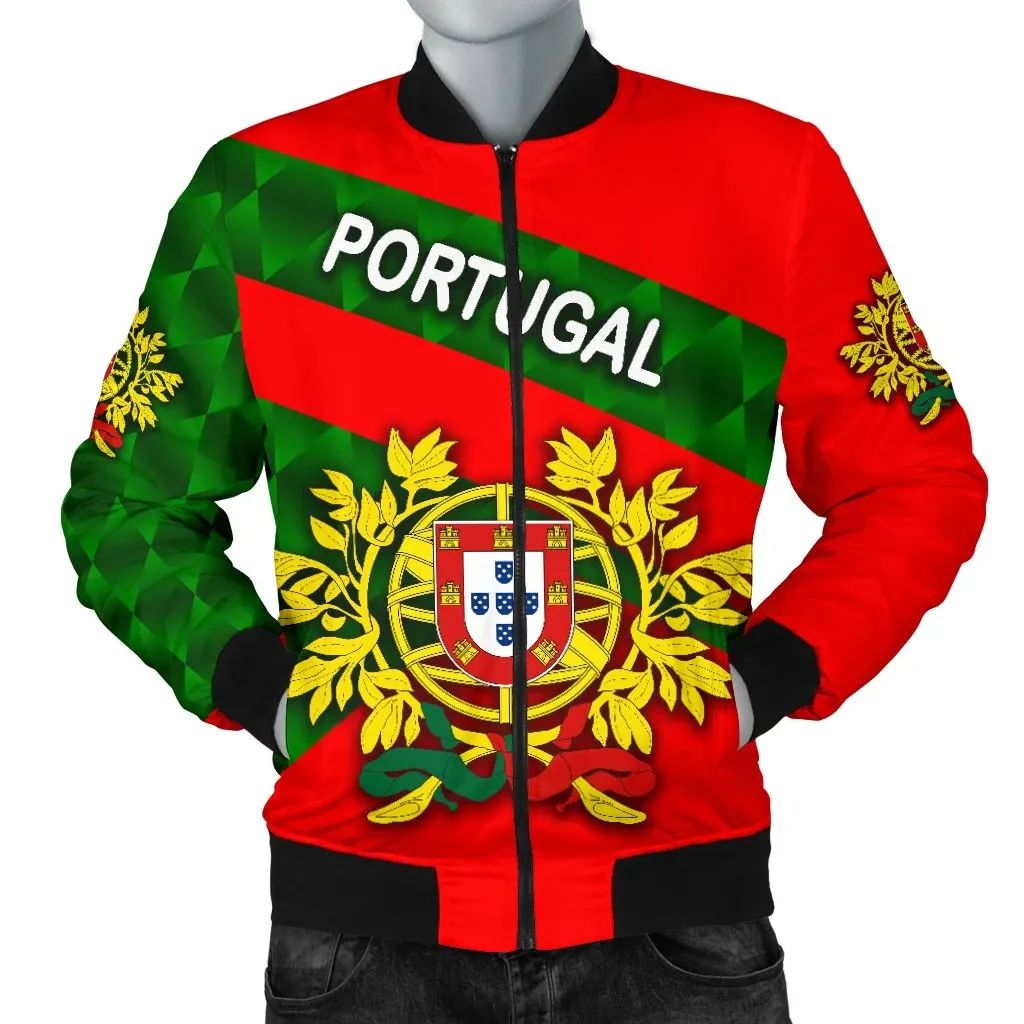 Portugal Men Bomber Jacket Sporty Style RLT7 - Wonder Print Shop