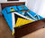 Saint Lucia Quilt Bed Set Flag With Coat Of Arms RLT6 - Wonder Print Shop