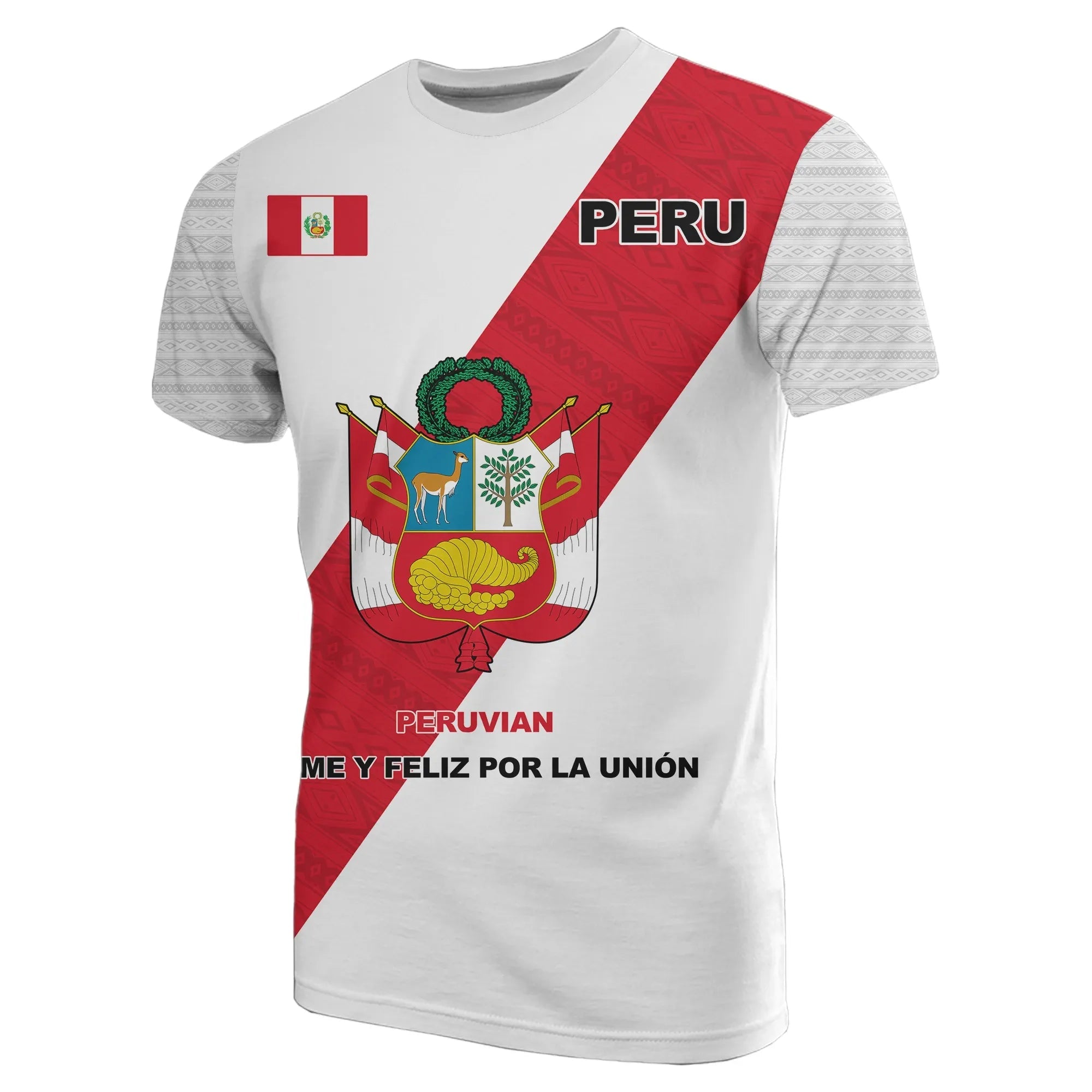 Peru T Shirt RLT7 - Wonder Print Shop