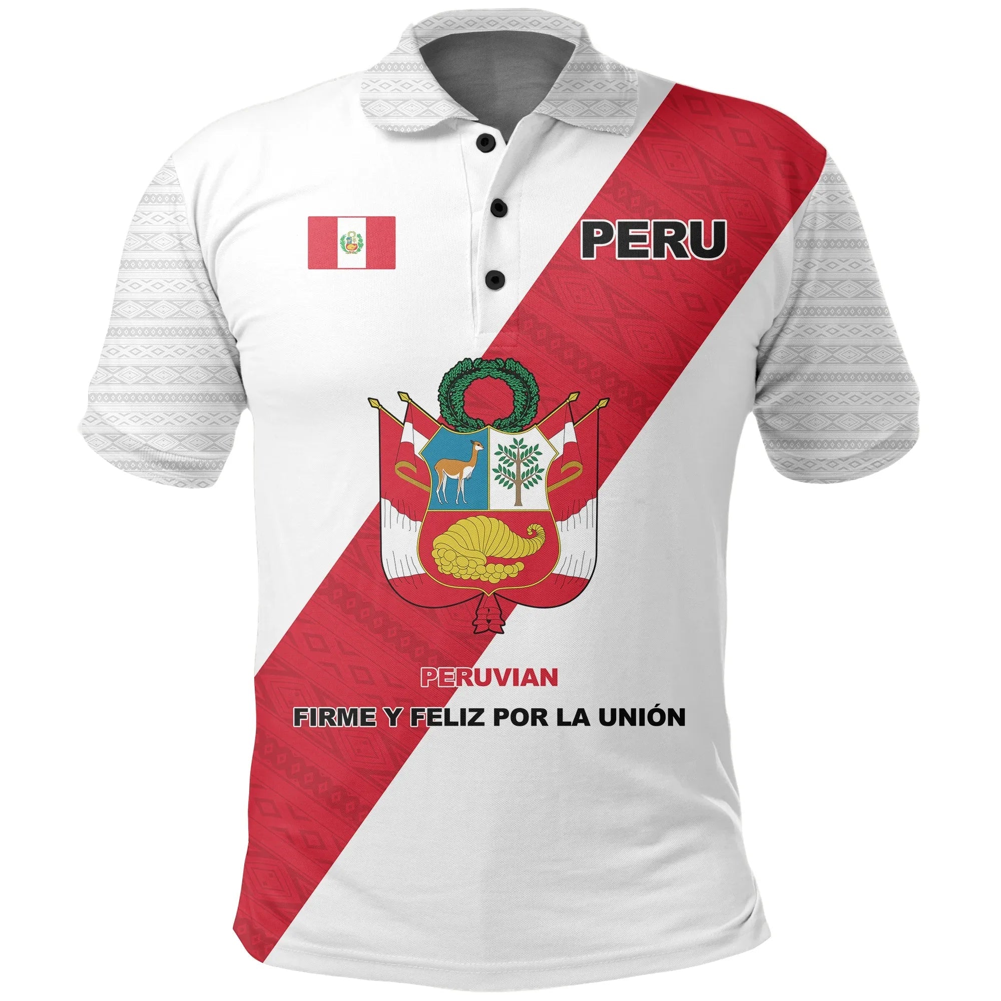 Peru Polo Shirt RLT7 - Wonder Print Shop