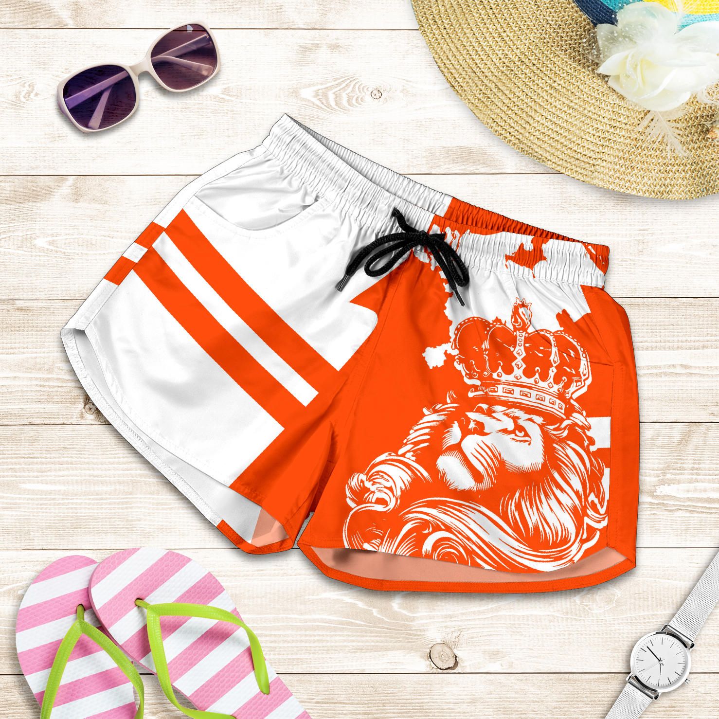 netherlands-lion-womens-shorts