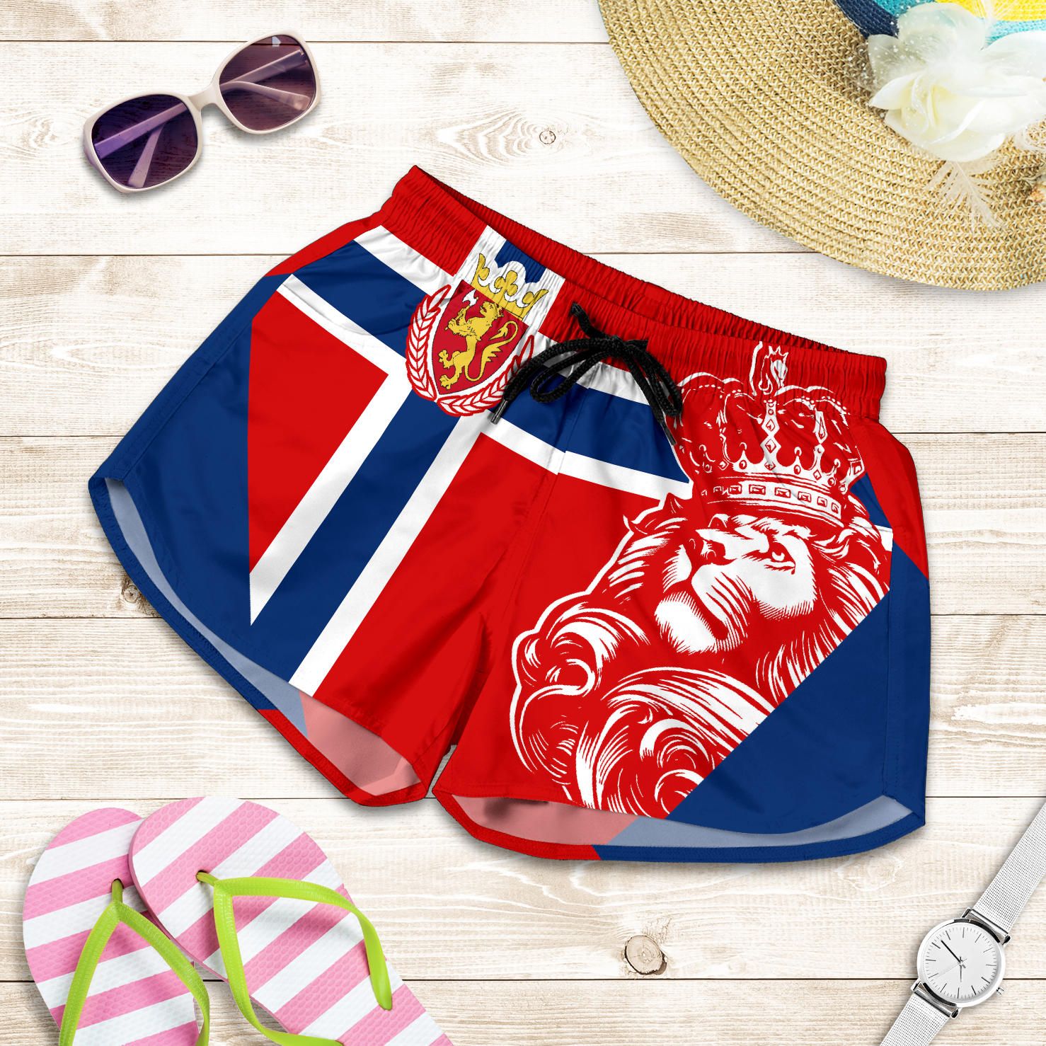 norway-lion-womens-shorts