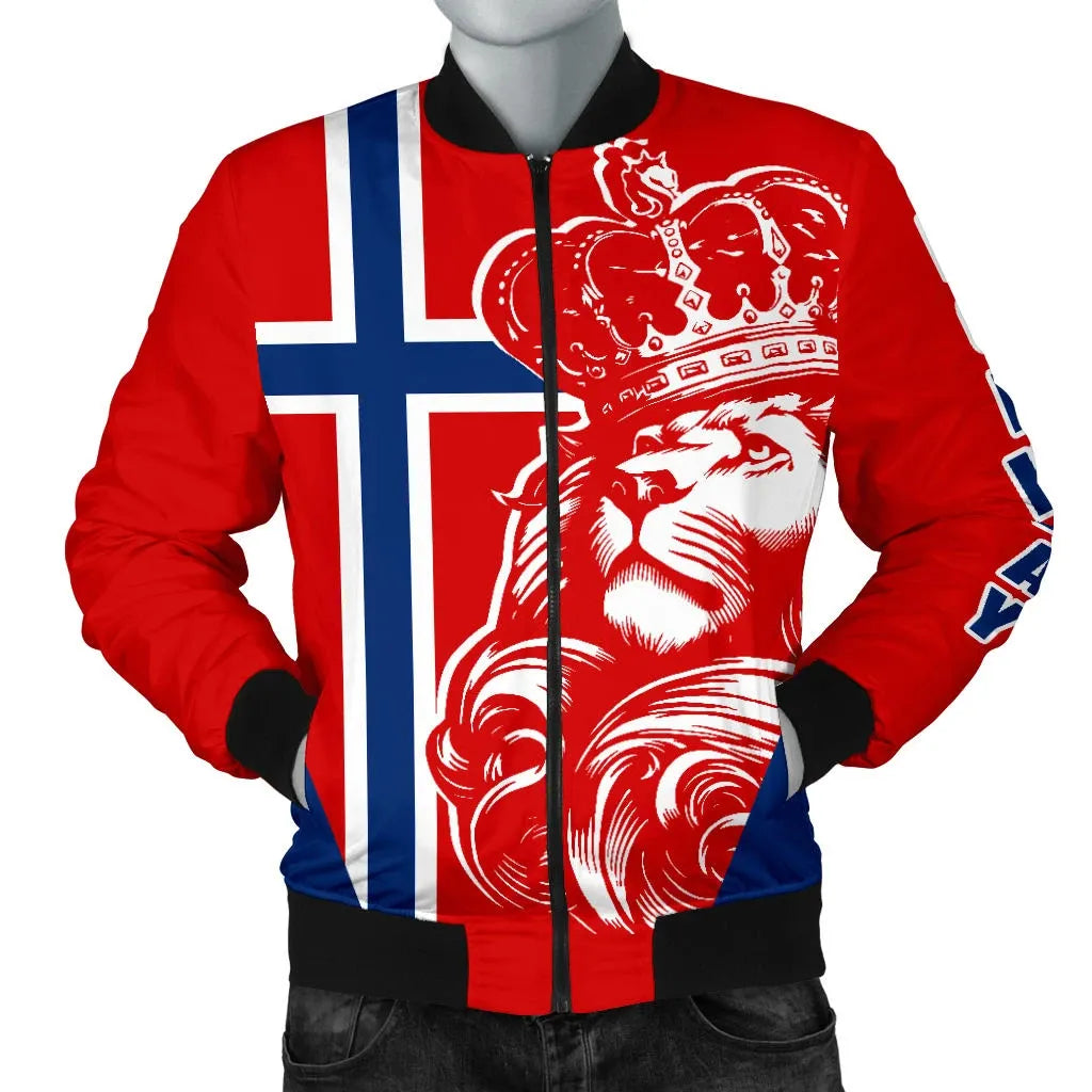 Norway Men's Bomber Jacket RLT7 - Wonder Print Shop