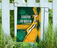 South Africa flag house flag with springbok silhouette and “SOUTH AFRICA” lettering
