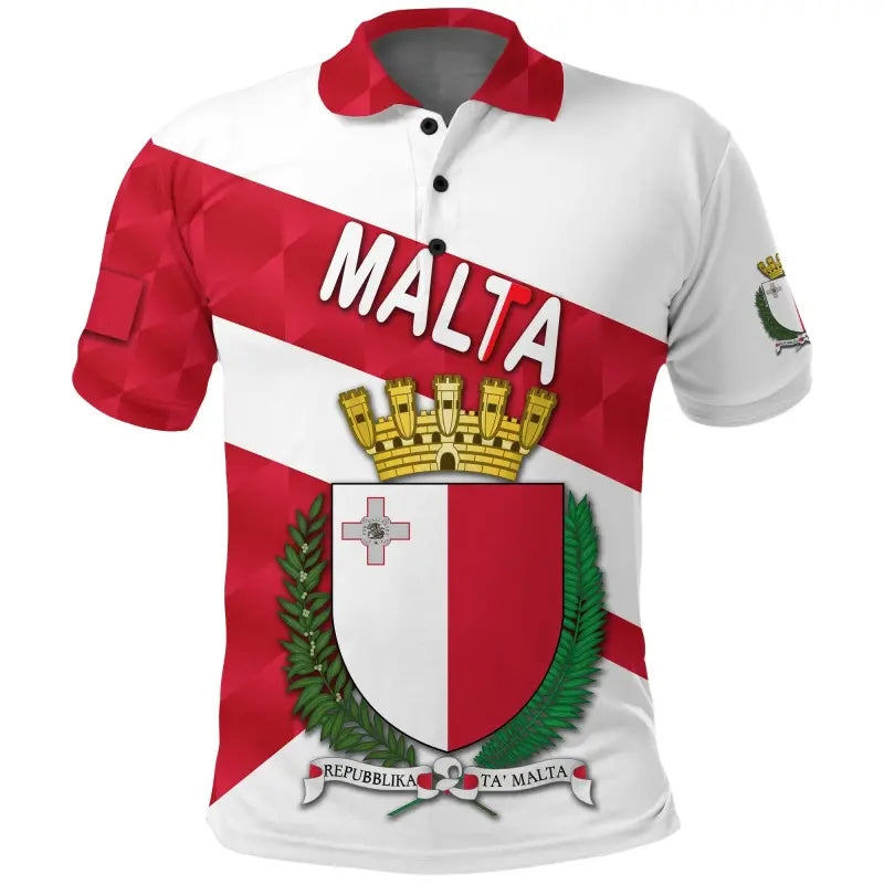 Malta Polo Shirt Sporty Style RLT12 - Wonder Print Shop