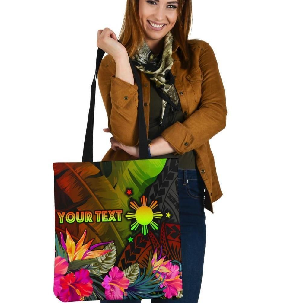 the-philippines-polynesian-personalised-tote-bag-hibiscus-and-banana-leaves