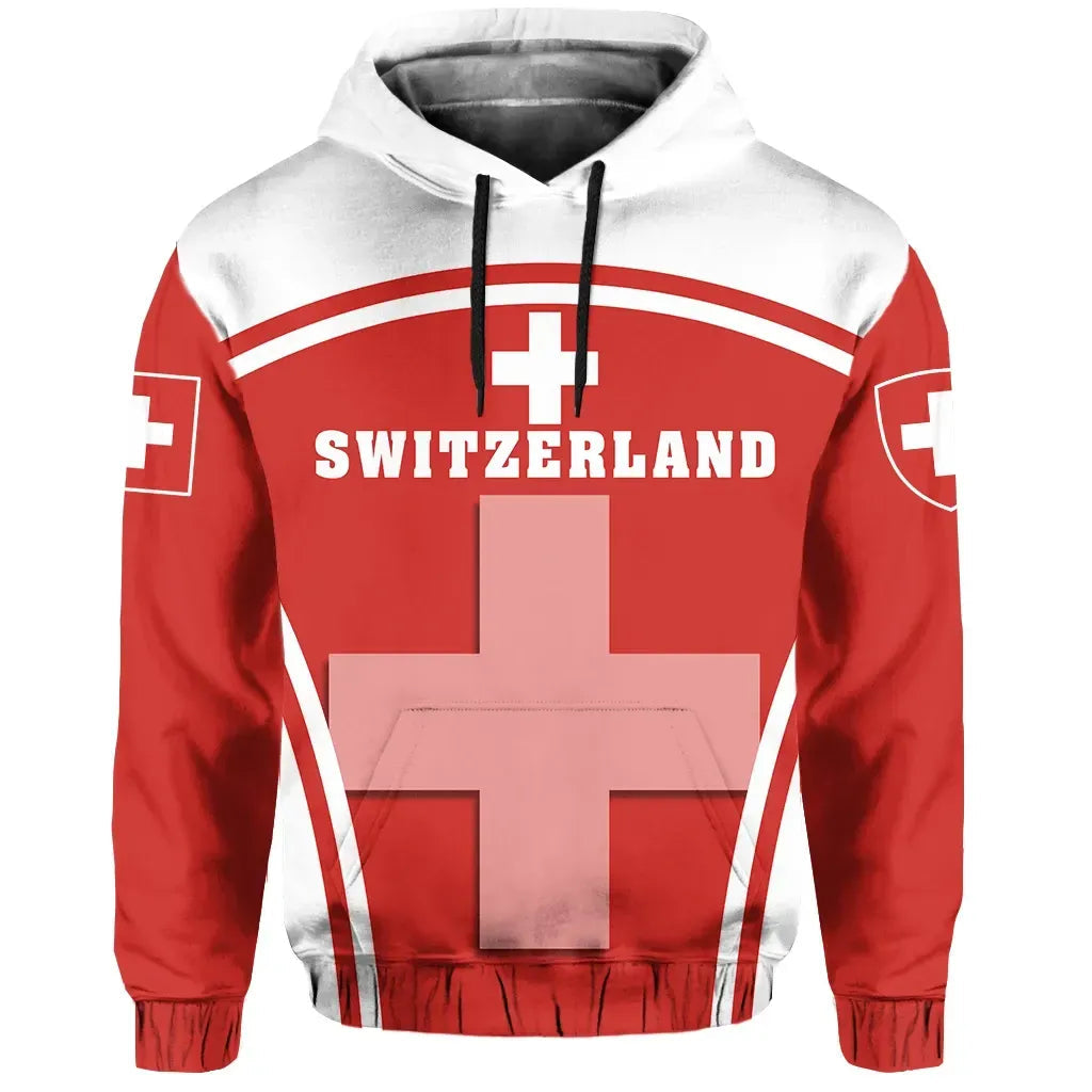 Switzerland Hoodie Sport Style RLT13 - Wonder Print Shop