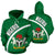 Nigeria Hoodie Wave Flag Color RLT8 - Wonder Print Shop