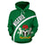 Nigeria Hoodie Wave Flag Color RLT8 - Wonder Print Shop