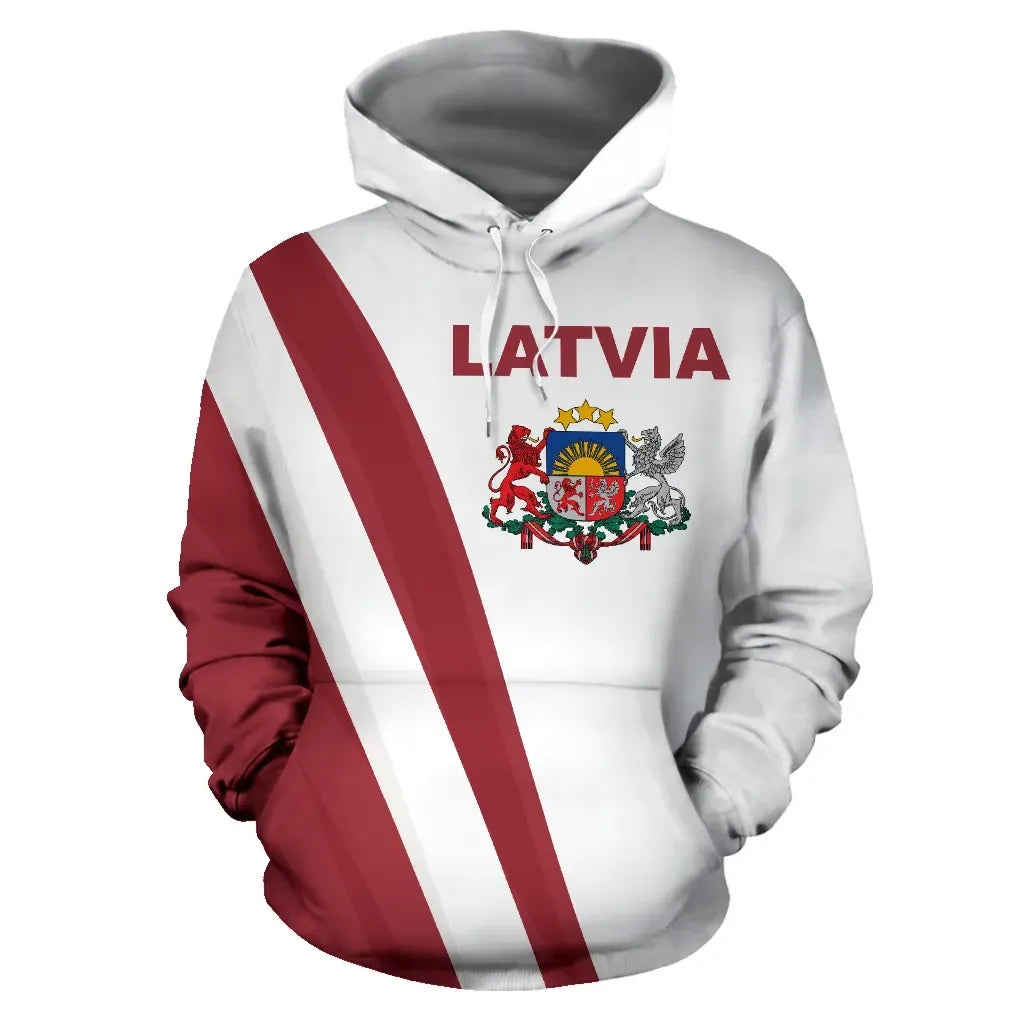 Latvia Flag Hoodie Special Version RLT6 - Wonder Print Shop