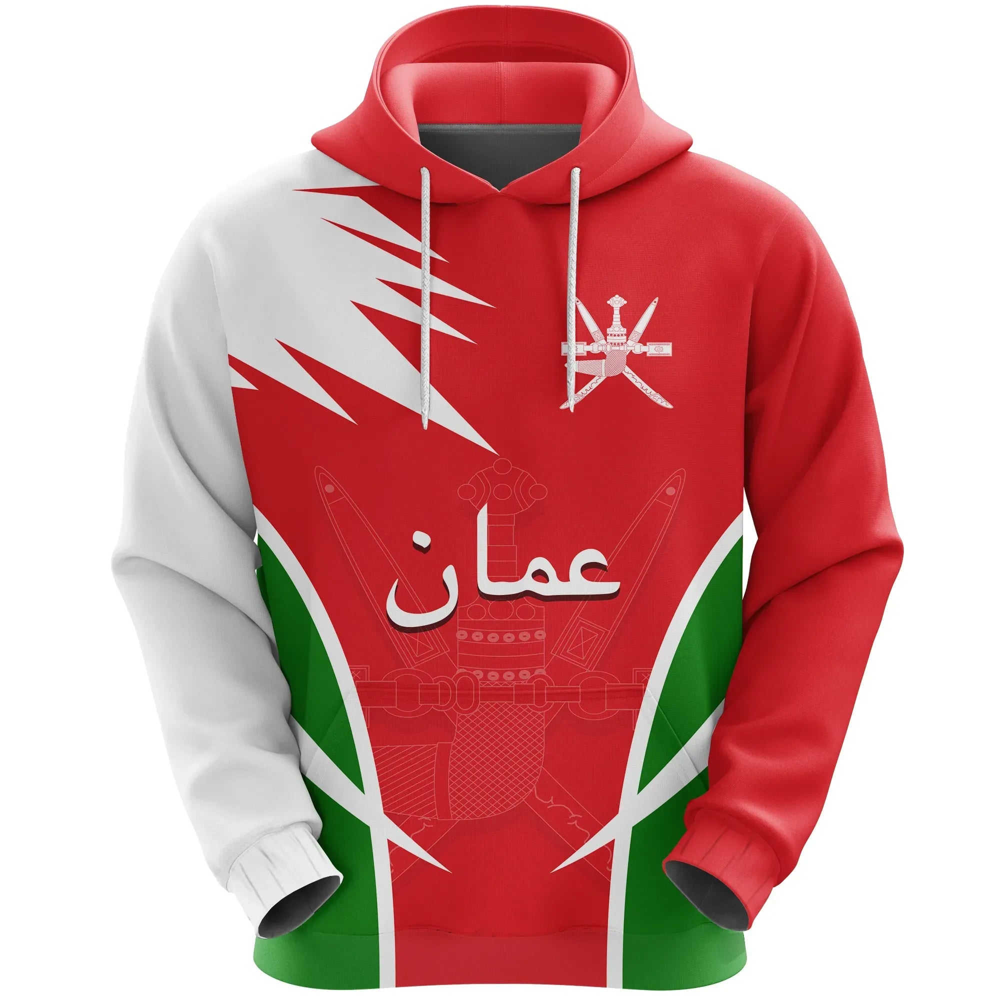 Oman Hoodie Pullover Active Style RLT13 - Wonder Print Shop