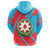 Azerbaijan Hoodie Coat Of Arms Rockie RLT8 - Wonder Print Shop