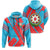 Azerbaijan Hoodie Coat Of Arms Rockie RLT8 - Wonder Print Shop