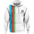 Azerbaijan Hoodie United Flag (White) RLT8 - Wonder Print Shop