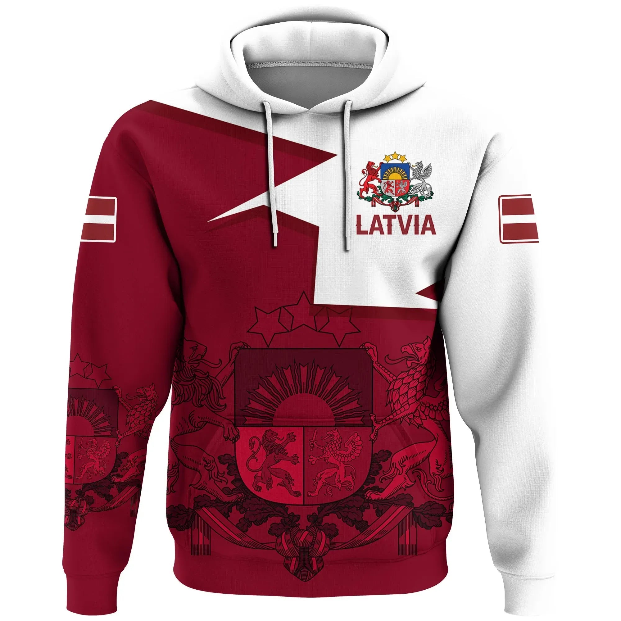 Latvia Hoodie HOME RLT6 - Wonder Print Shop