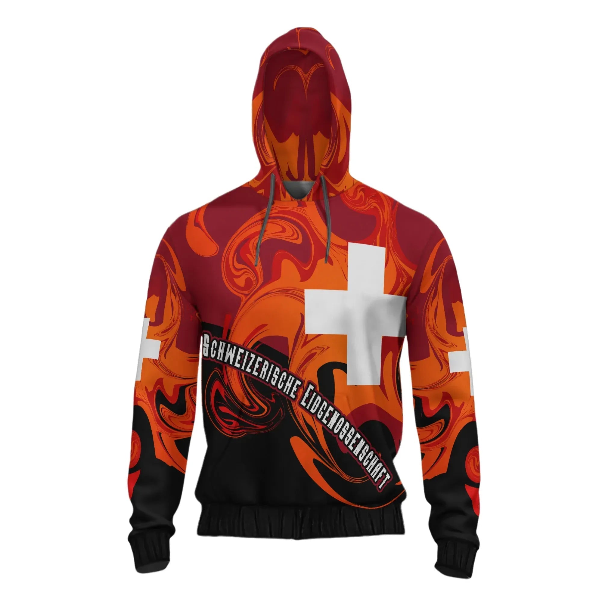 Switzerland Hoodie Flame Of Switzerland RLT13 - Wonder Print Shop