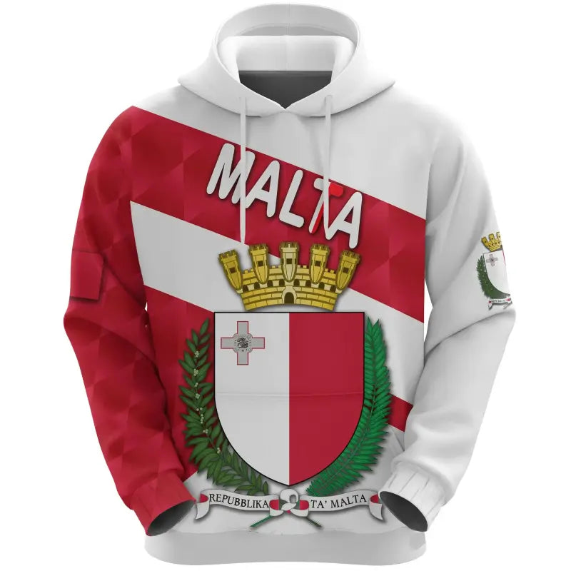 Malta Hoodie Sporty Style RLT12 - Wonder Print Shop