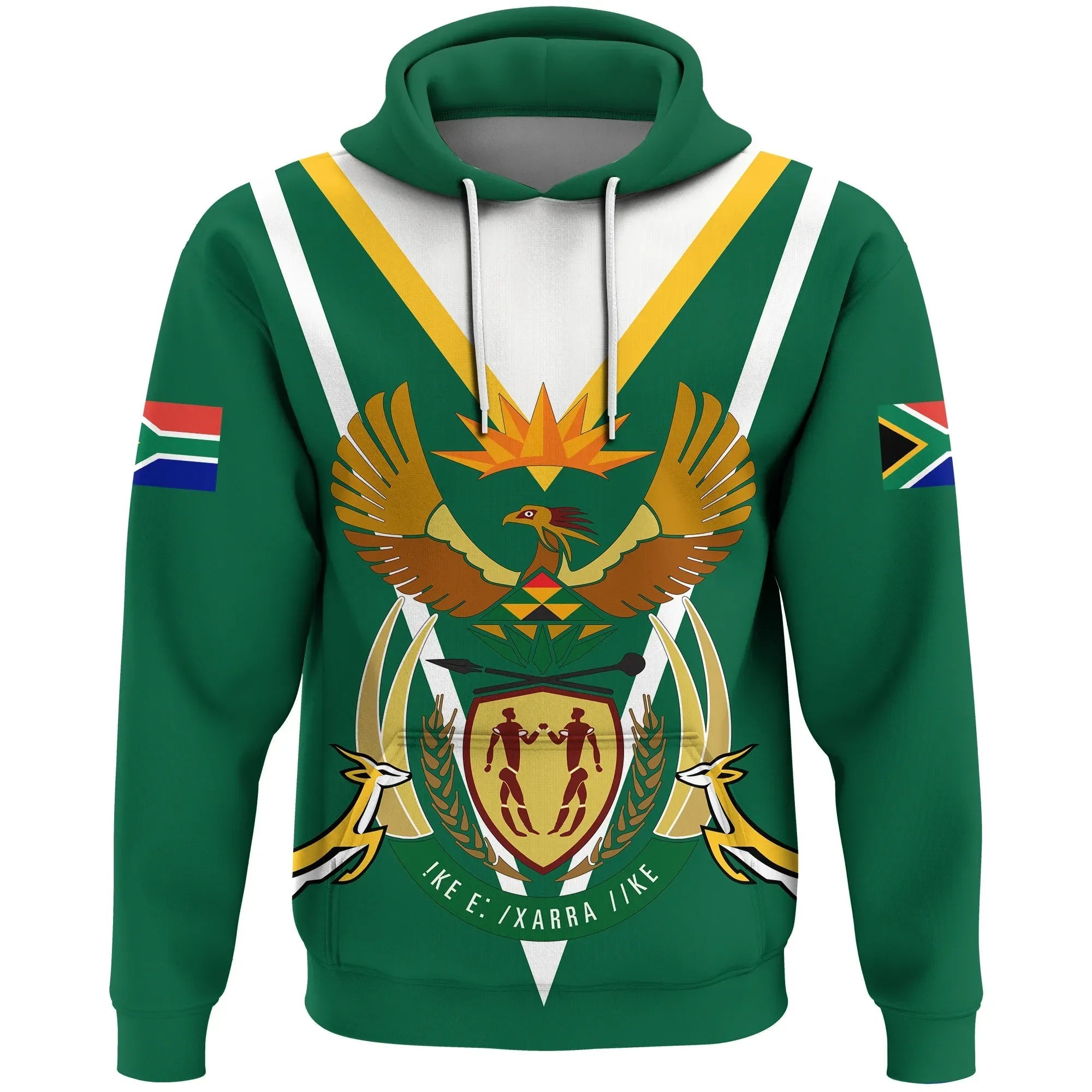 South Africa Hoodie Coat Of Arms RLT8 - Wonder Print Shop