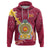 Sri Lanka Christmas Hoodie Coat Of Arms X Style RLT7 - Wonder Print Shop