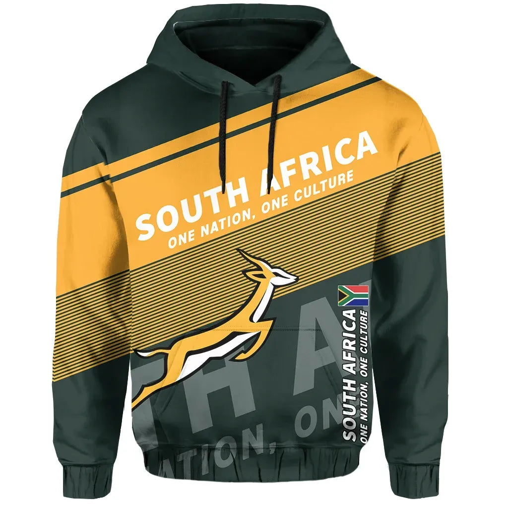 South Africa Hoodie Flag Motto Limited Style RLT8 - Wonder Print Shop