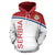 Serbia All Over Hoodie Curve Version RLT7 - Wonder Print Shop