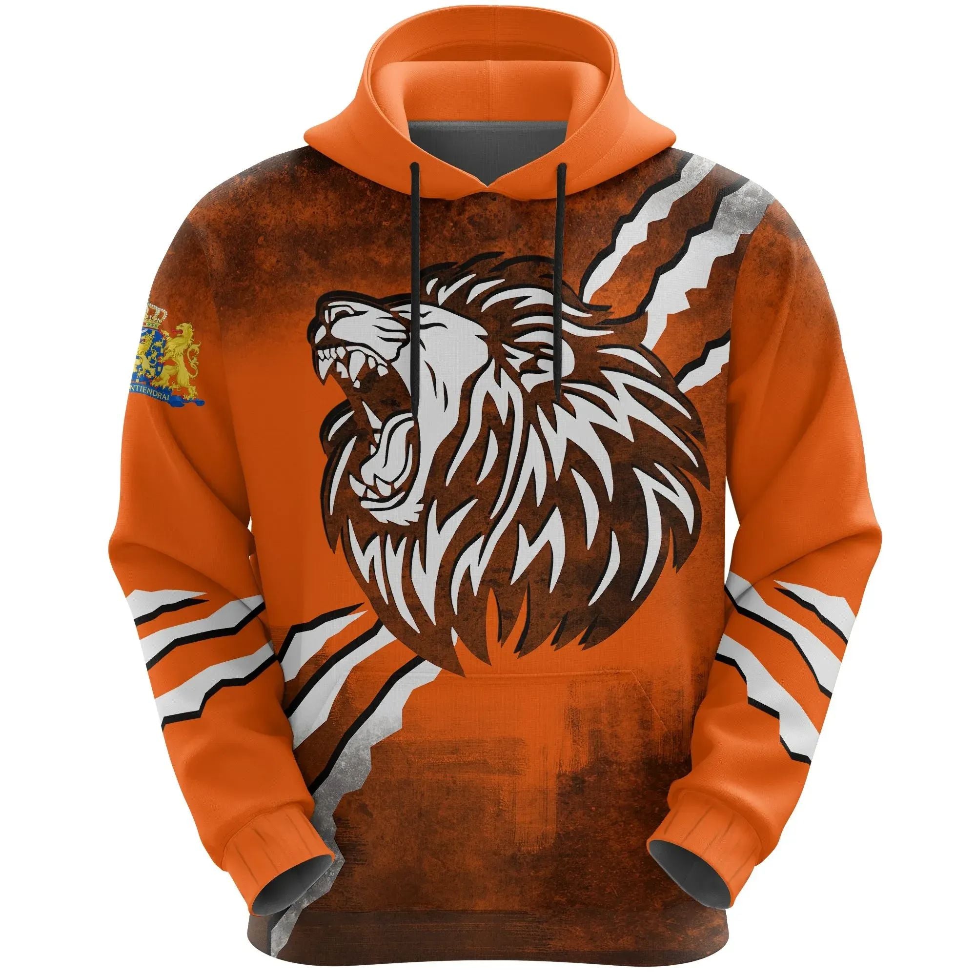 Netherlands Hoodie Lion Attack RLT7 - Wonder Print Shop