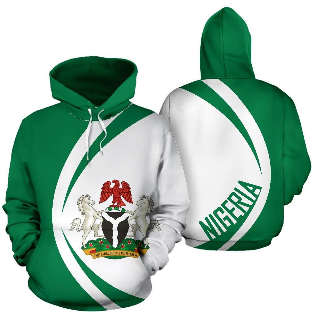 Nigeria Hoodie Circle Style RLT8 - Wonder Print Shop