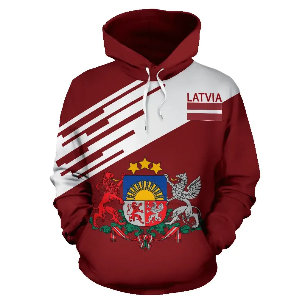 Latvia Hoodie Coat Of Arms RLT6 - Wonder Print Shop