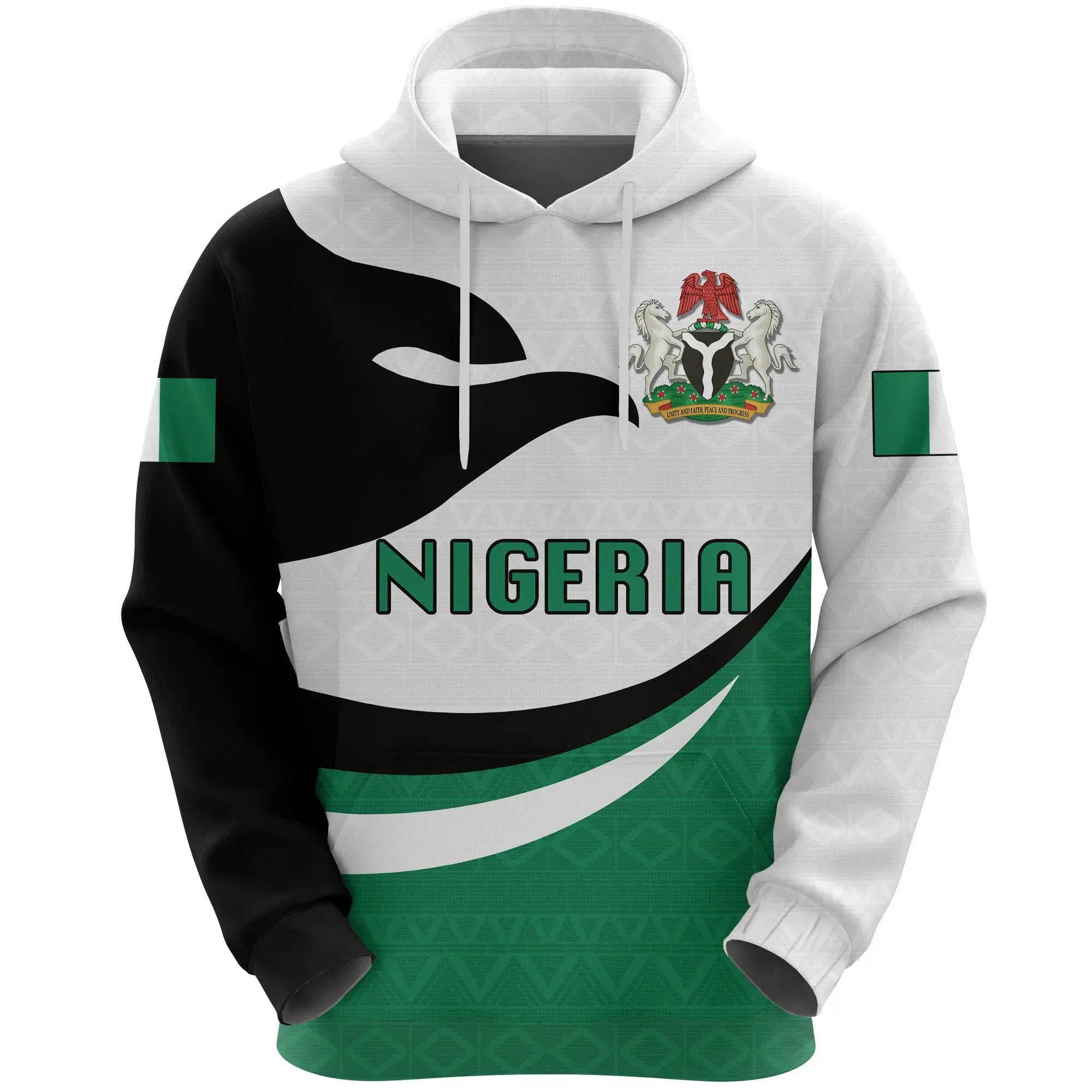 Nigeria Hoodie Proud Version RLT8 - Wonder Print Shop