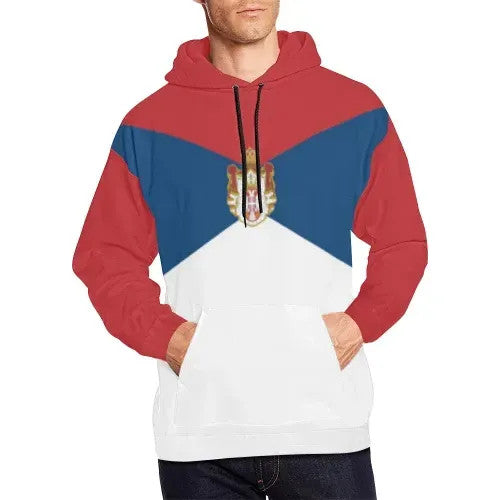 Serbia Hoodie Serbia Flag RLT7 - Wonder Print Shop