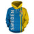 Sweden All Over Hoodie Straight Version RLT7 - Wonder Print Shop