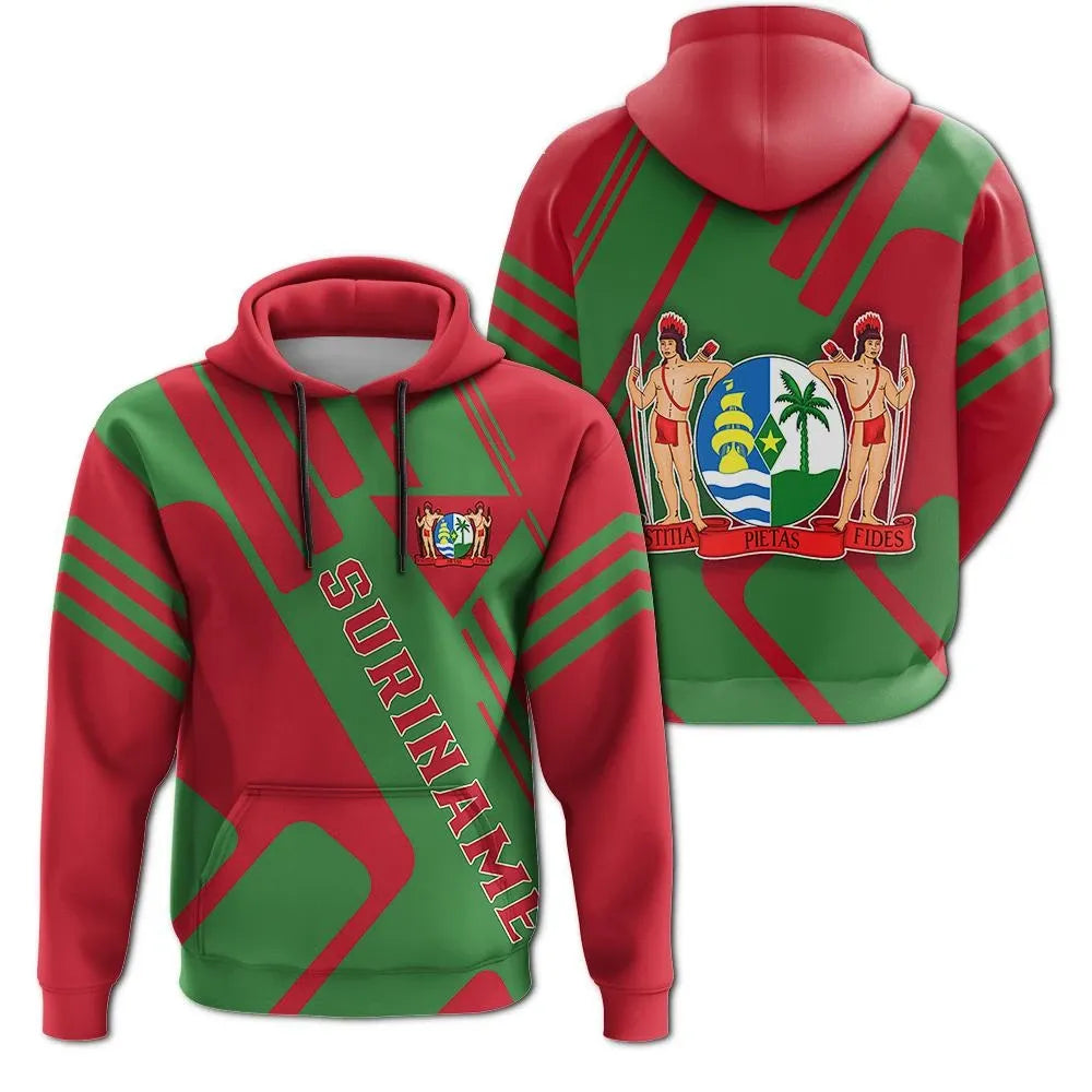 Suriname Hoodie Coat Of Arms Rockie RLT7 - Wonder Print Shop