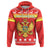 Christmas Montenegro Hoodie Coat Of Arms RLT13 - Wonder Print Shop