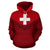 Switzerland Flag Hoodie RLT13 - Wonder Print Shop