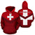 Switzerland Flag Hoodie RLT13 - Wonder Print Shop